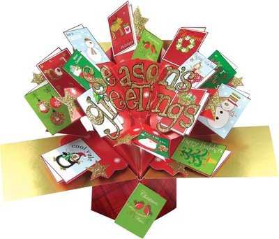 Second Nature Christmas Pop-Up Cards New Luxury 3D Pop Ups