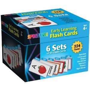 Early Learning Flash Cards Flash Cards: 6 Sets of 54 Flash Card