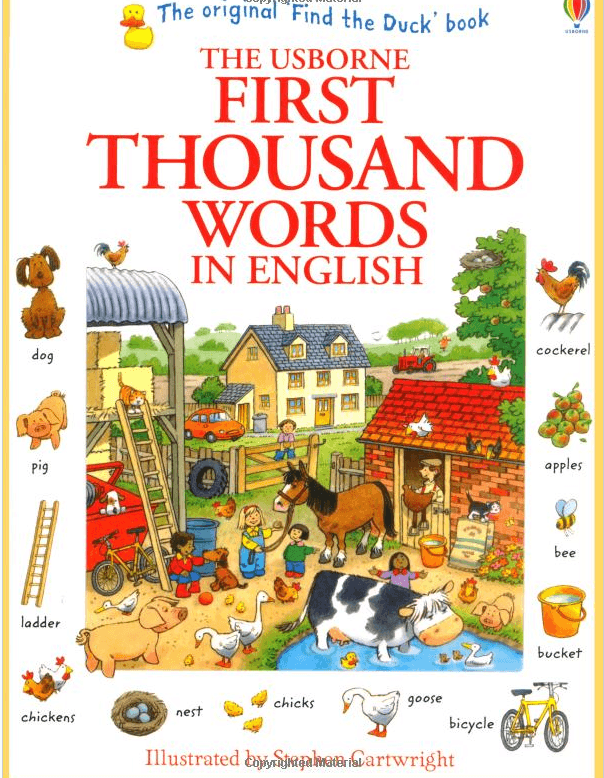 First Thousand Words in English (Usborne First Thousand Words)