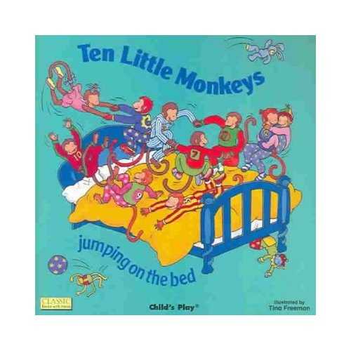 Ten Little Monkeys: Jumping on the Bed (Books with Holes)