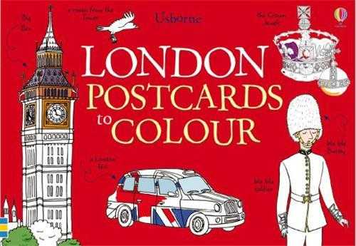 London Postcards to Colour [Paperback]